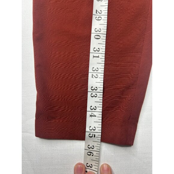 Paperbag Athleta Womens Size 4 Waist Trousers Red - Picture 4 of 13